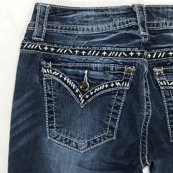 SOLD    Miss Me Bootcut Jeans 29 JE8022BR - Picture 9 of 12